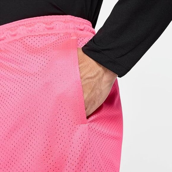Nike Men's Dri-Fit 5" Mesh Basketball Shorts Hyper Pink Size S NEW WITH TAGS! - Picture 4 of 5